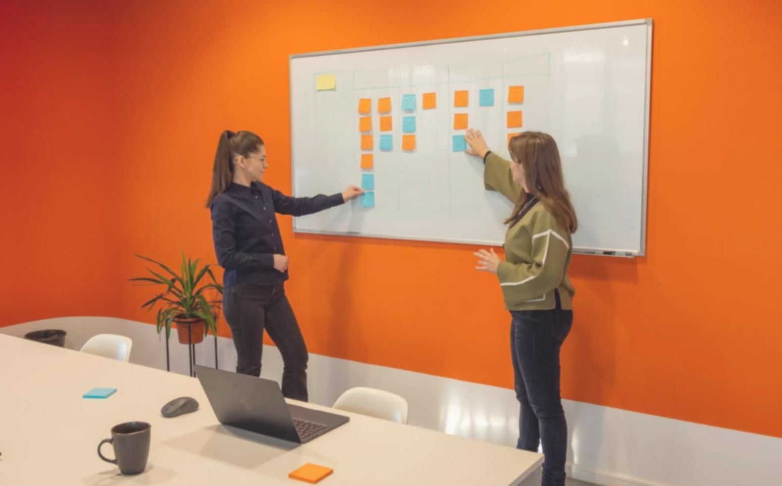 Séance de travail avec une PME industrielle